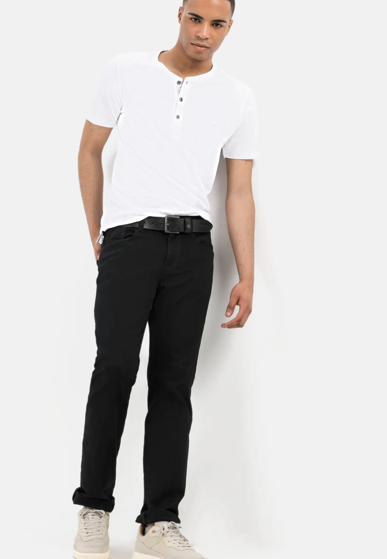 Herren Camel Active Jeans^Regular Fit 5-Pocket Jeans Forever Black