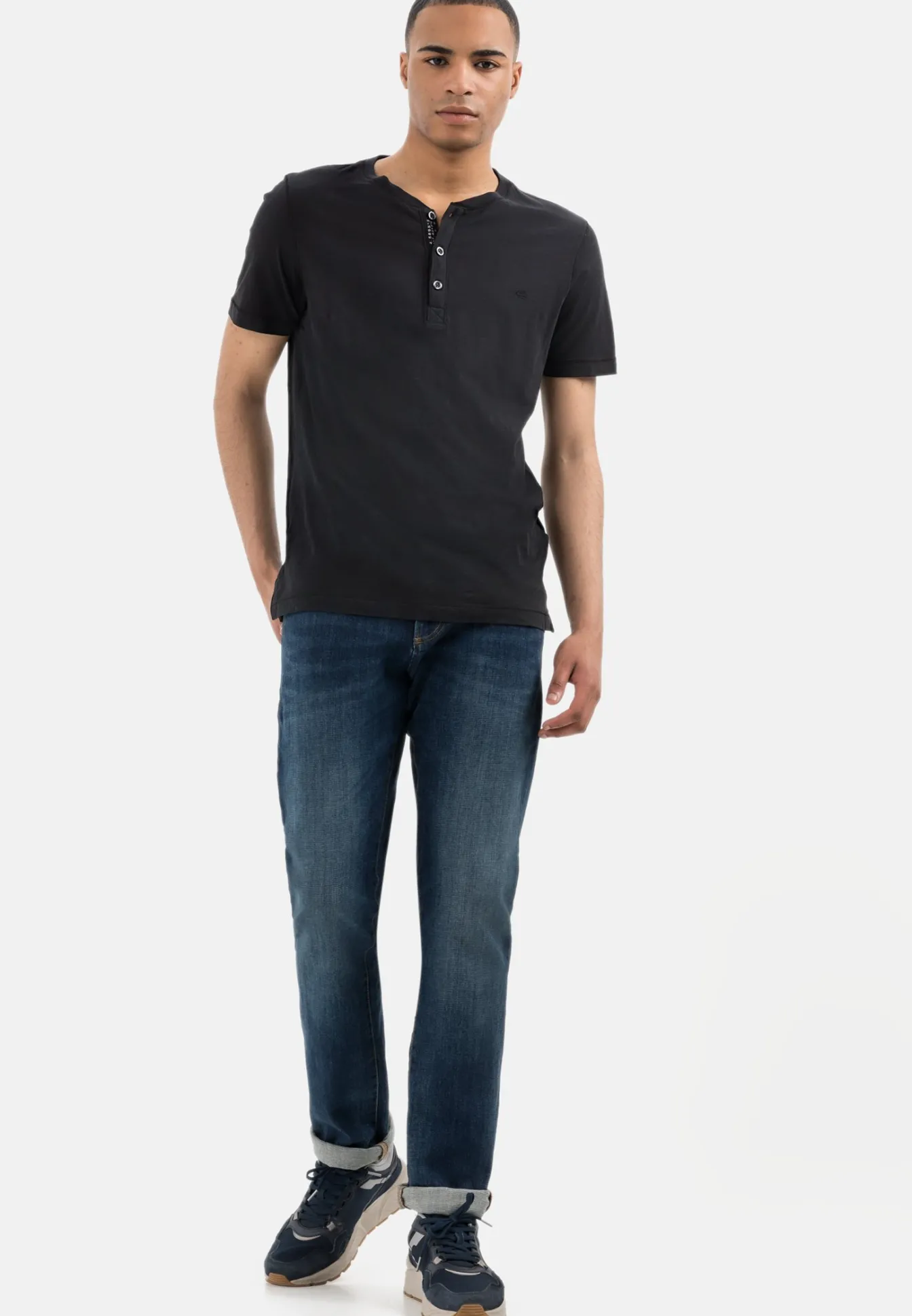 Herren Camel Active Jeans^Regular Fit 5-Pocket Jeans aus Baumwolle