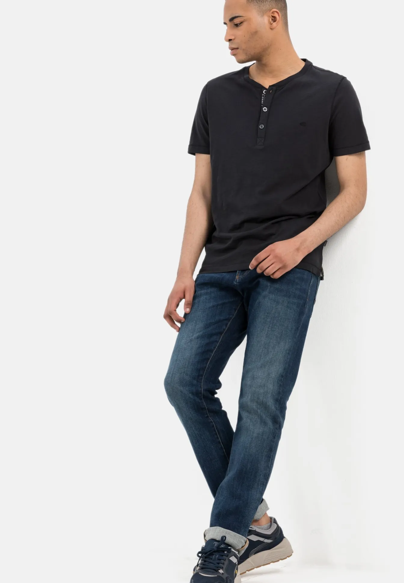 Herren Camel Active Jeans^Regular Fit 5-Pocket Jeans aus Baumwolle