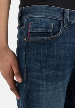Herren Camel Active Jeans^Regular Fit 5-Pocket Jeans aus Baumwolle