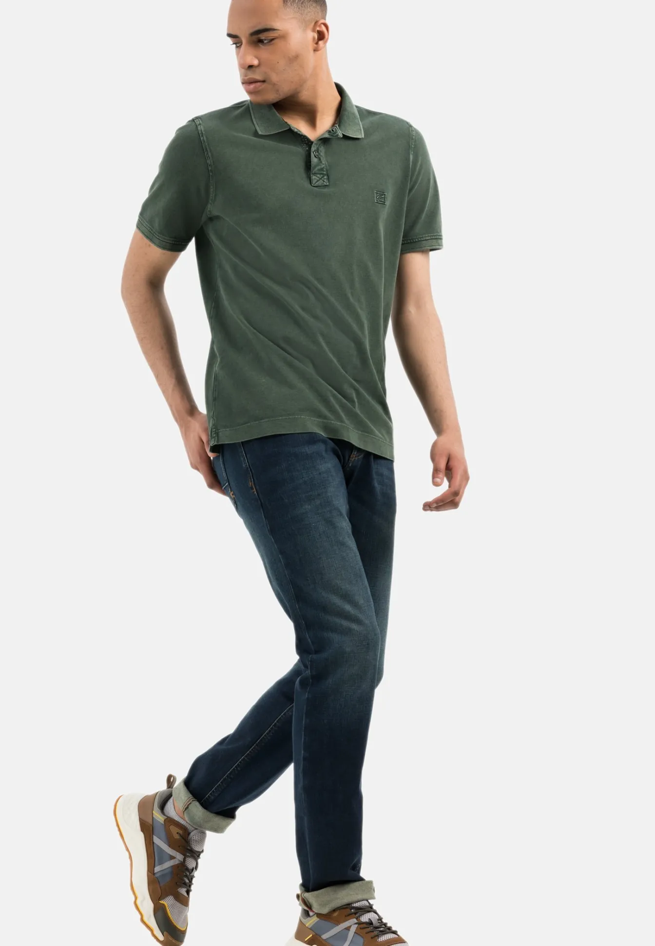 Herren Camel Active Jeans^Regular Fit 5-Pocket Jeans aus Baumwolle