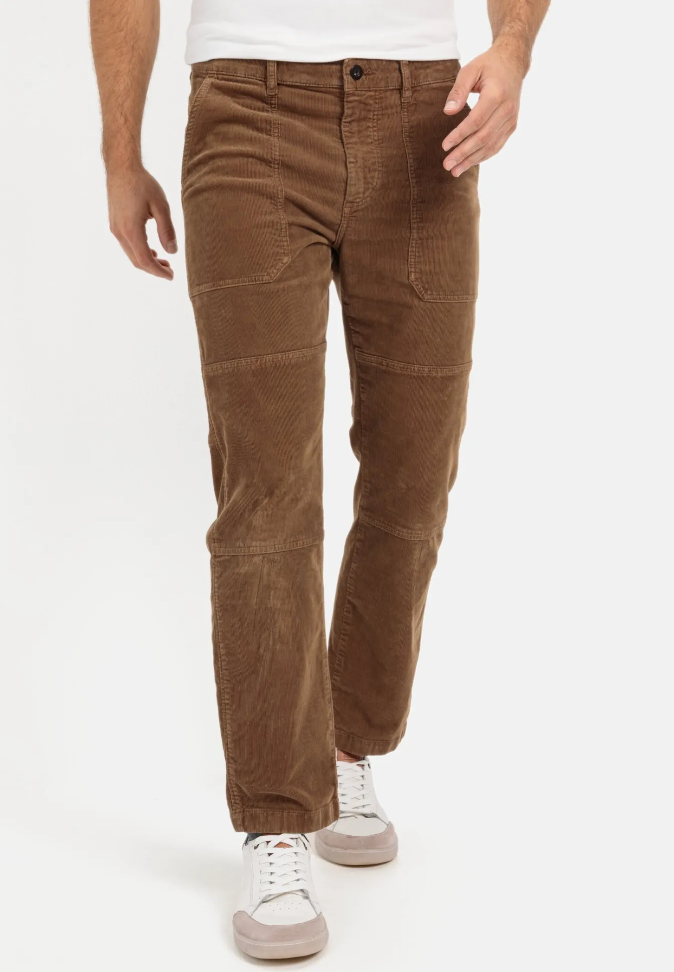 Herren Camel Active Hosen^Relaxed Fit Cord Explorer Chino