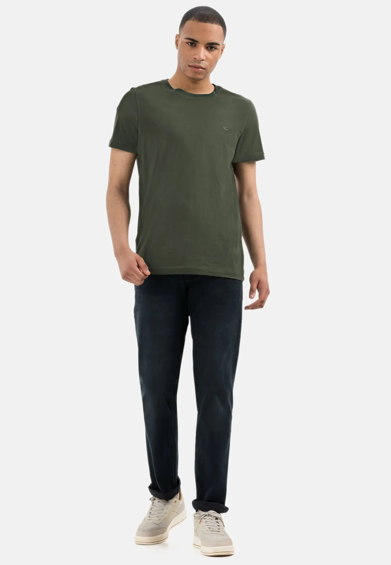 Herren Camel Active Jeans^Relaxed Fit 5-Pocket Jeans mit leichten Used-Effekten