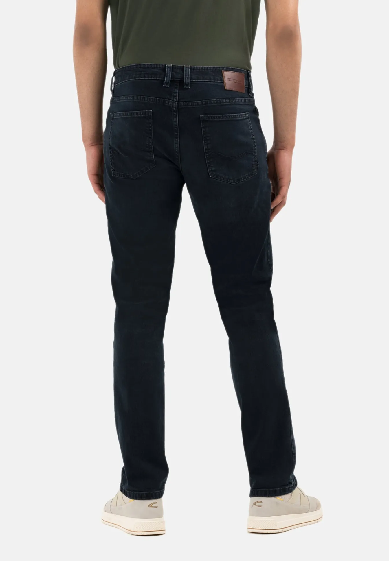 Herren Camel Active Jeans^Relaxed Fit 5-Pocket Jeans mit leichten Used-Effekten