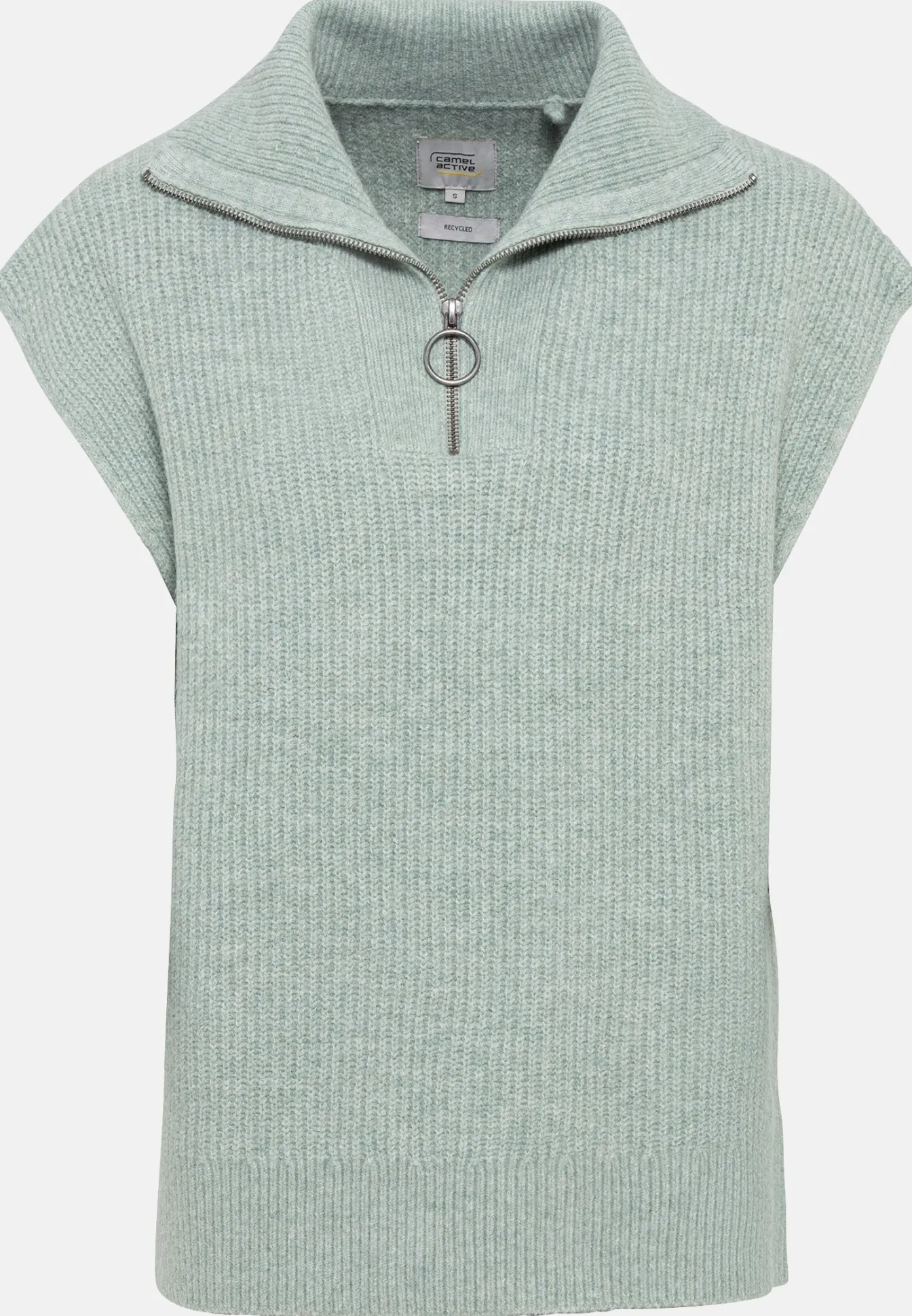 Damen Camel Active Pullover & Cardigans^Ärmelloser Troyer aus recyceltem Material
