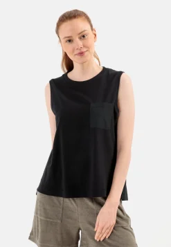 Damen Camel Active T-Shirts & Polos^Ärmelloses T-Shirt mit Brusttasche