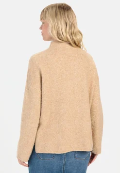 Damen Camel Active Pullover & Cardigans^Rollkragenpullover aus einem Wollmix