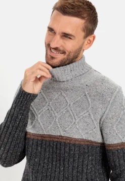 Herren Camel Active Pullover & Cardigan^Rollkragenpullover mit nachhaltiger Merinowolle