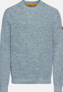 Herren Camel Active Pullover & Cardigan^Rundhals Pullover aus Baumwolle