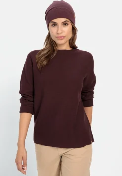 Damen Camel Active Sweatshirts & Hoodies^Rundhals Sweatshirt aus reiner Baumwolle