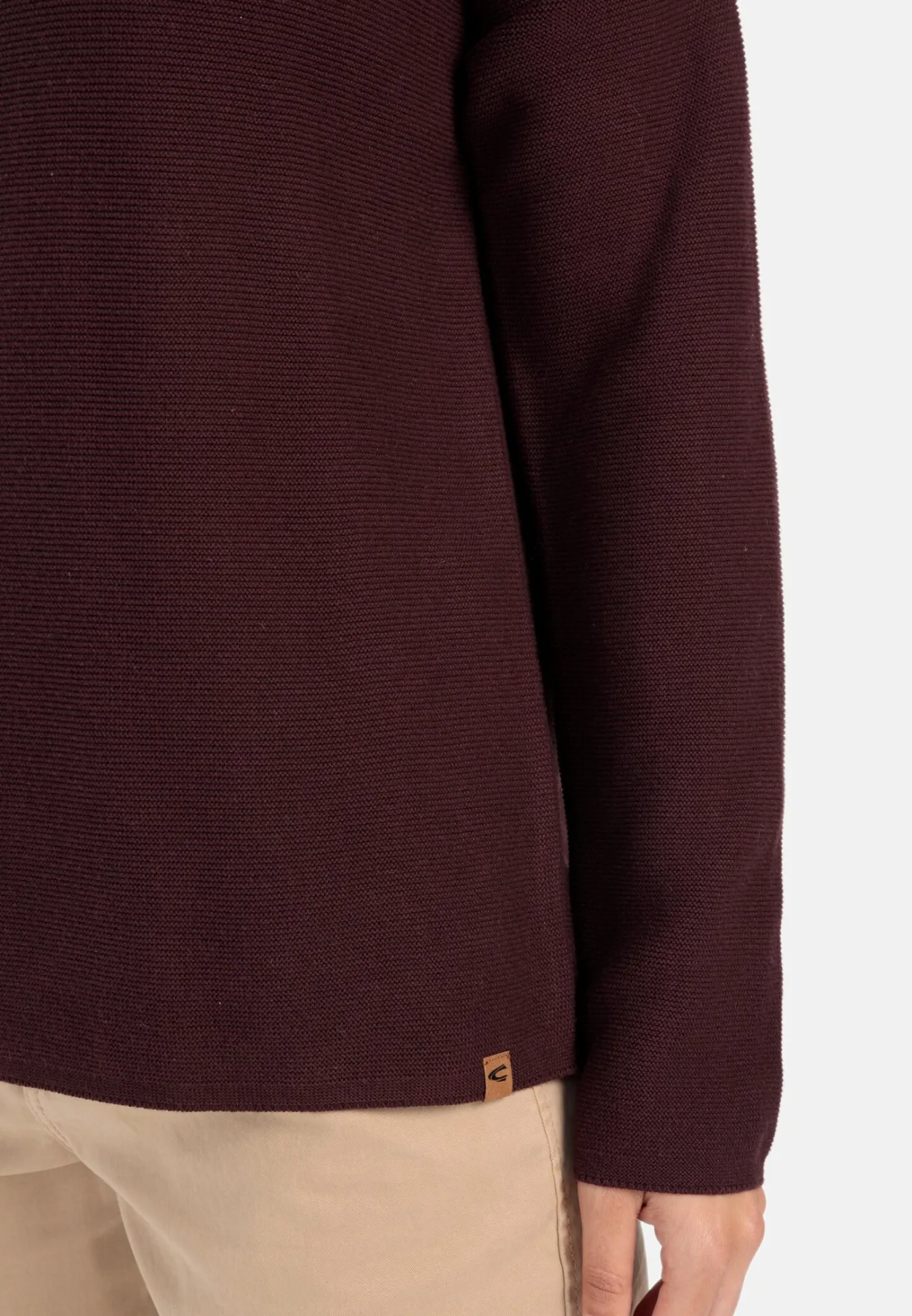 Damen Camel Active Sweatshirts & Hoodies^Rundhals Sweatshirt aus reiner Baumwolle
