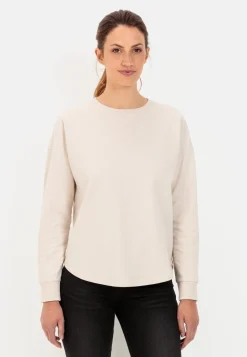 Damen Camel Active Sweatshirts & Hoodies^Rundhals Sweatshirt aus reiner Baumwolle
