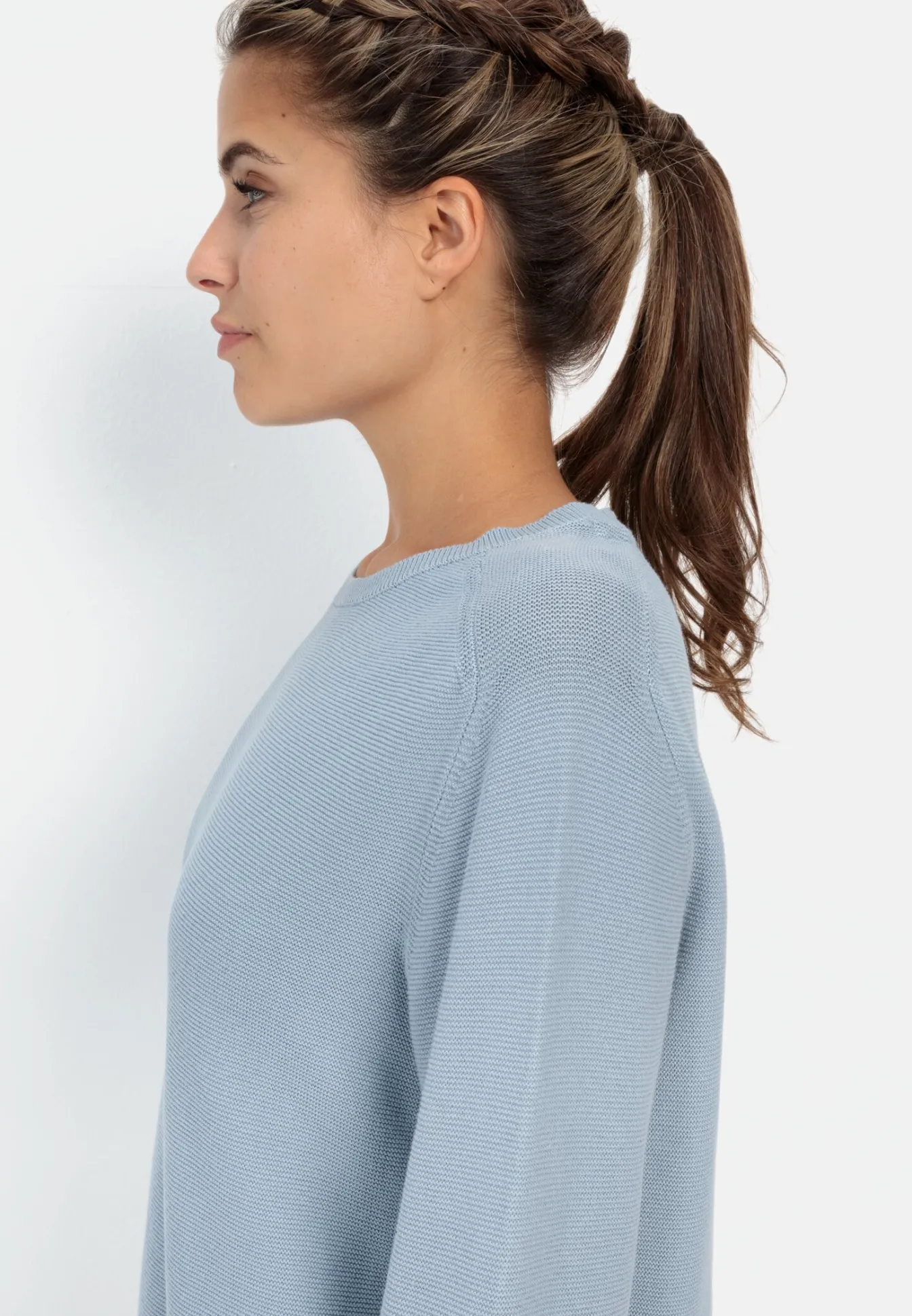 Damen Camel Active Sweatshirts & Hoodies^Rundhals Sweatshirt aus reiner Baumwolle