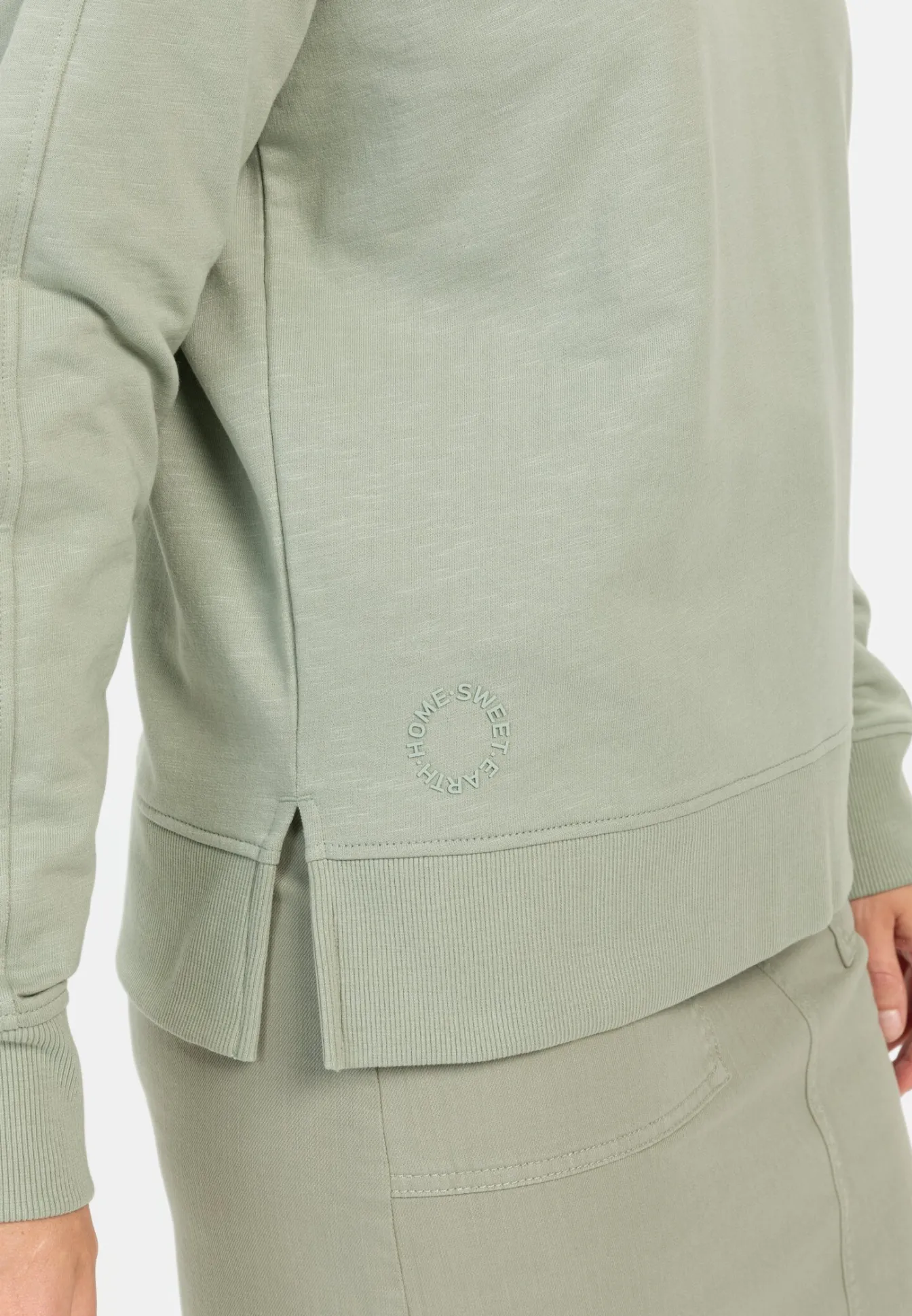 Damen Camel Active Sweatshirts & Hoodies^Rundhals Sweatshirt aus reiner Baumwolle