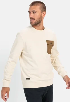 Herren Camel Active Sweatshirts & Hoodies^Rundhals Sweatshirt mit Brusttasche