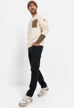 Herren Camel Active Sweatshirts & Hoodies^Rundhals Sweatshirt mit Brusttasche