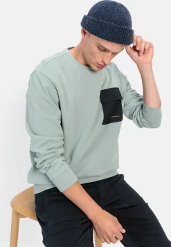 Herren Camel Active Sweatshirts & Hoodies^Rundhals Sweatshirt mit Brusttasche