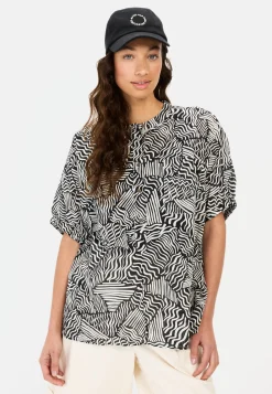 Damen Camel Active Blusen^Schlupfbluse mit Allover Print