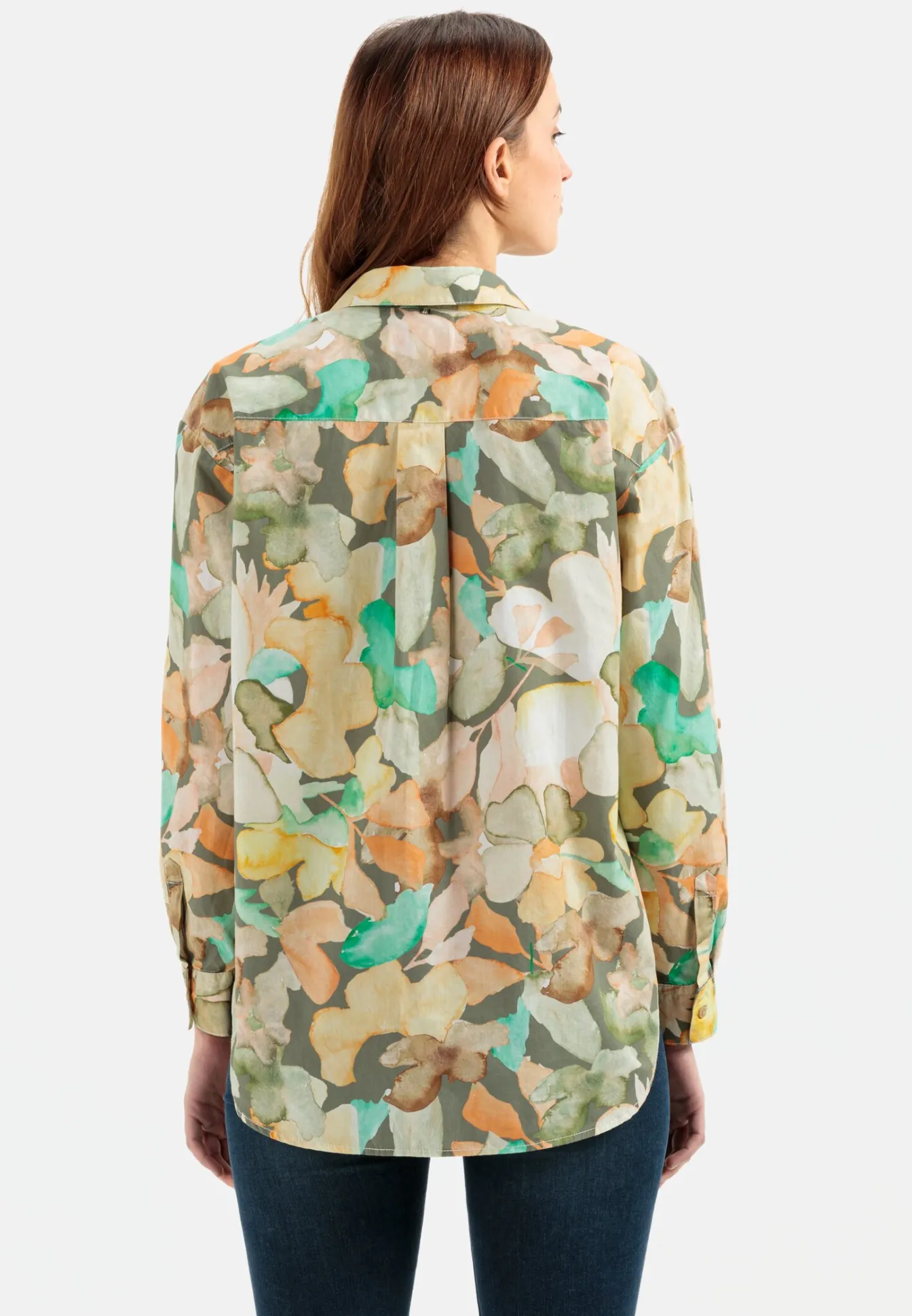 Damen Camel Active Blusen^Schlupfbluse mit Allover Print