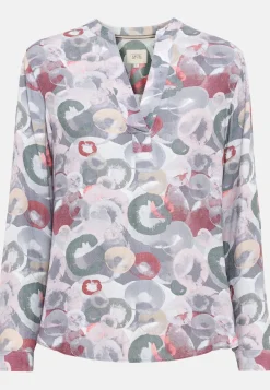 Damen Camel Active Blusen^Schlupfbluse mit Stehkragen