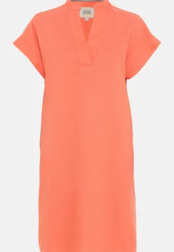 Damen Camel Active Kleider^Schlupfkleid aus einem Leinenmix