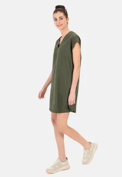 Damen Camel Active Kleider^Schlupfkleid im sommerlichen Leinenmix