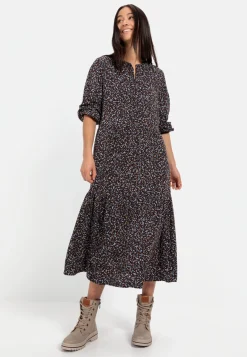 Damen Camel Active Kleider^Schlupfkleid mit langen Ärmeln