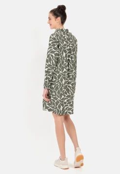 Damen Camel Active Kleider^Schlupfkleid mit langen Ärmeln