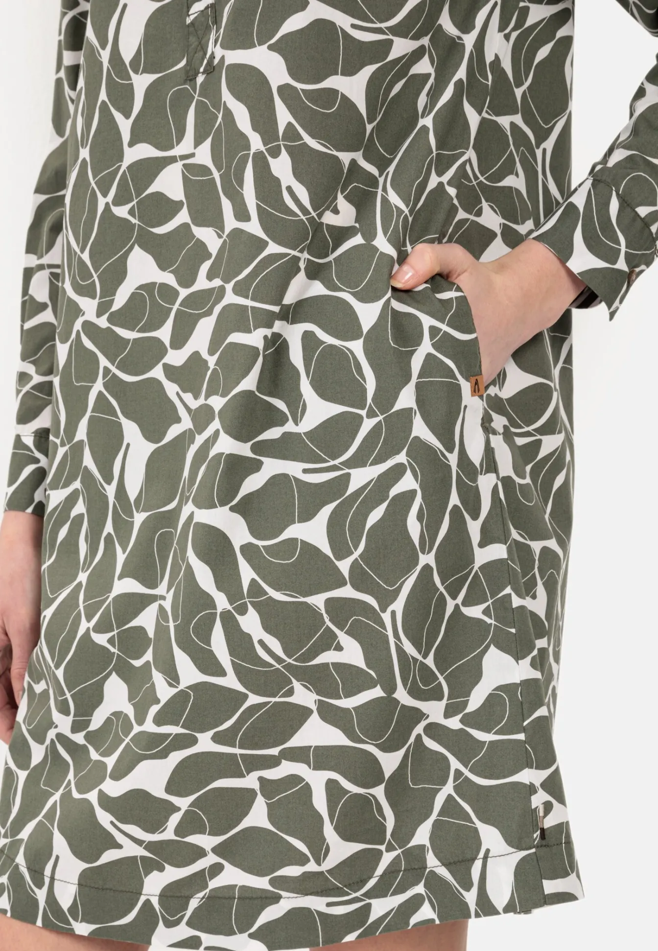 Damen Camel Active Kleider^Schlupfkleid mit langen Ärmeln