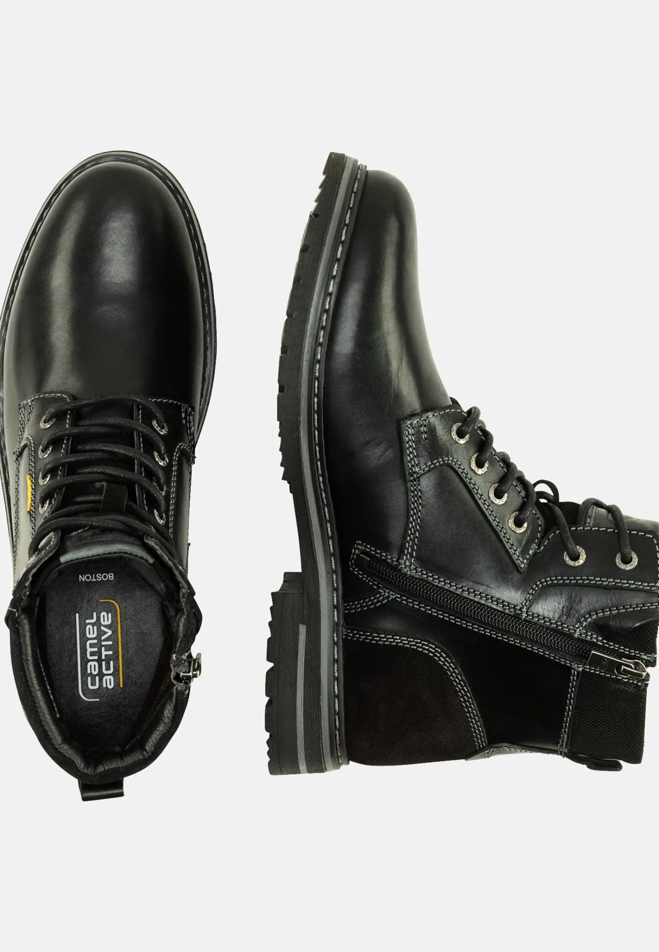 Herren Camel Active Boots^Schnürboot aus echtem Leder