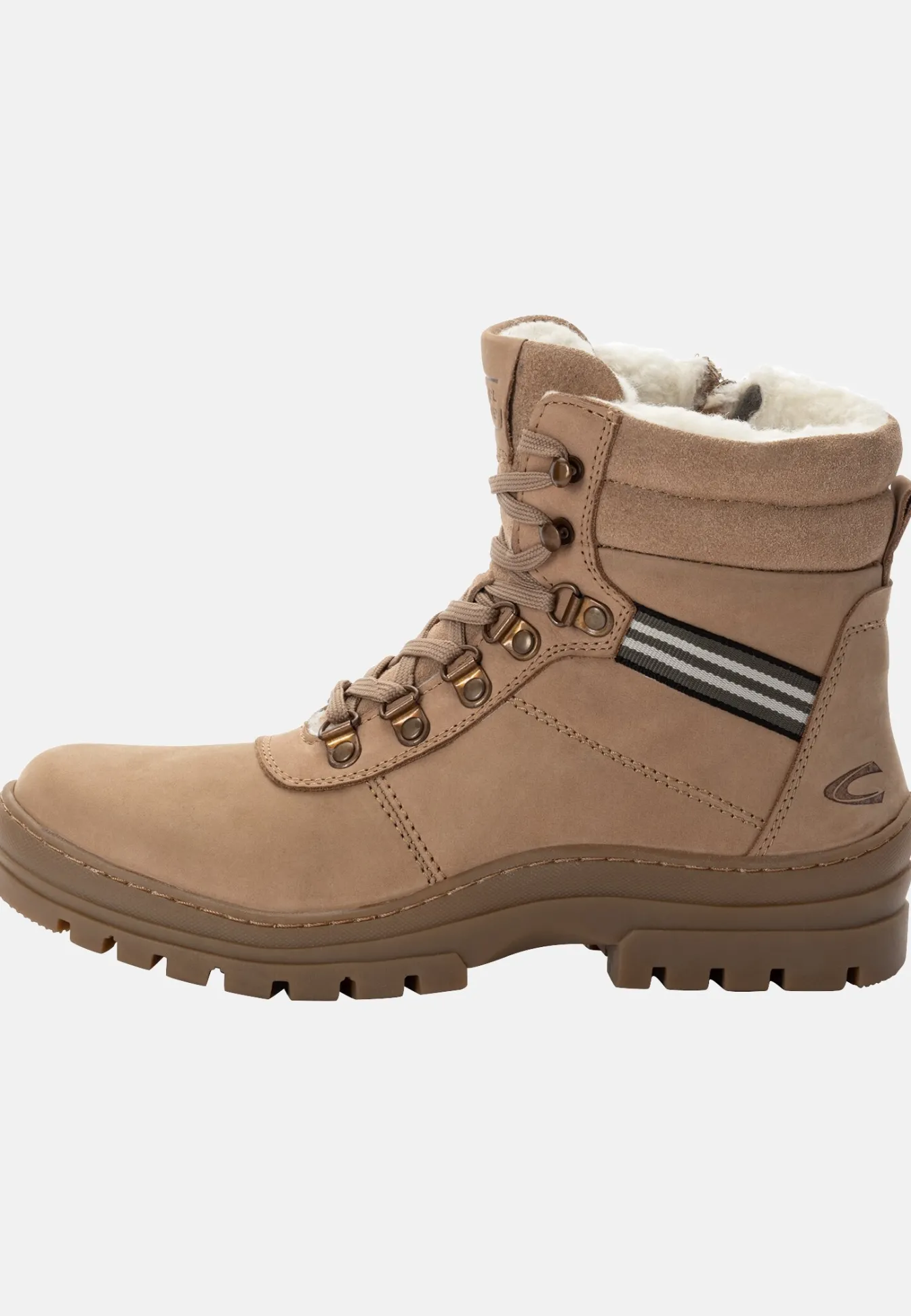 Damen Camel Active Stiefel & Boots^Schnürboot aus echtem Nubukleder