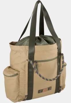 Damen Camel Active Taschen & Rucksäcke^Shopper Maribel aus leichtem und gewachsten Canvas Material