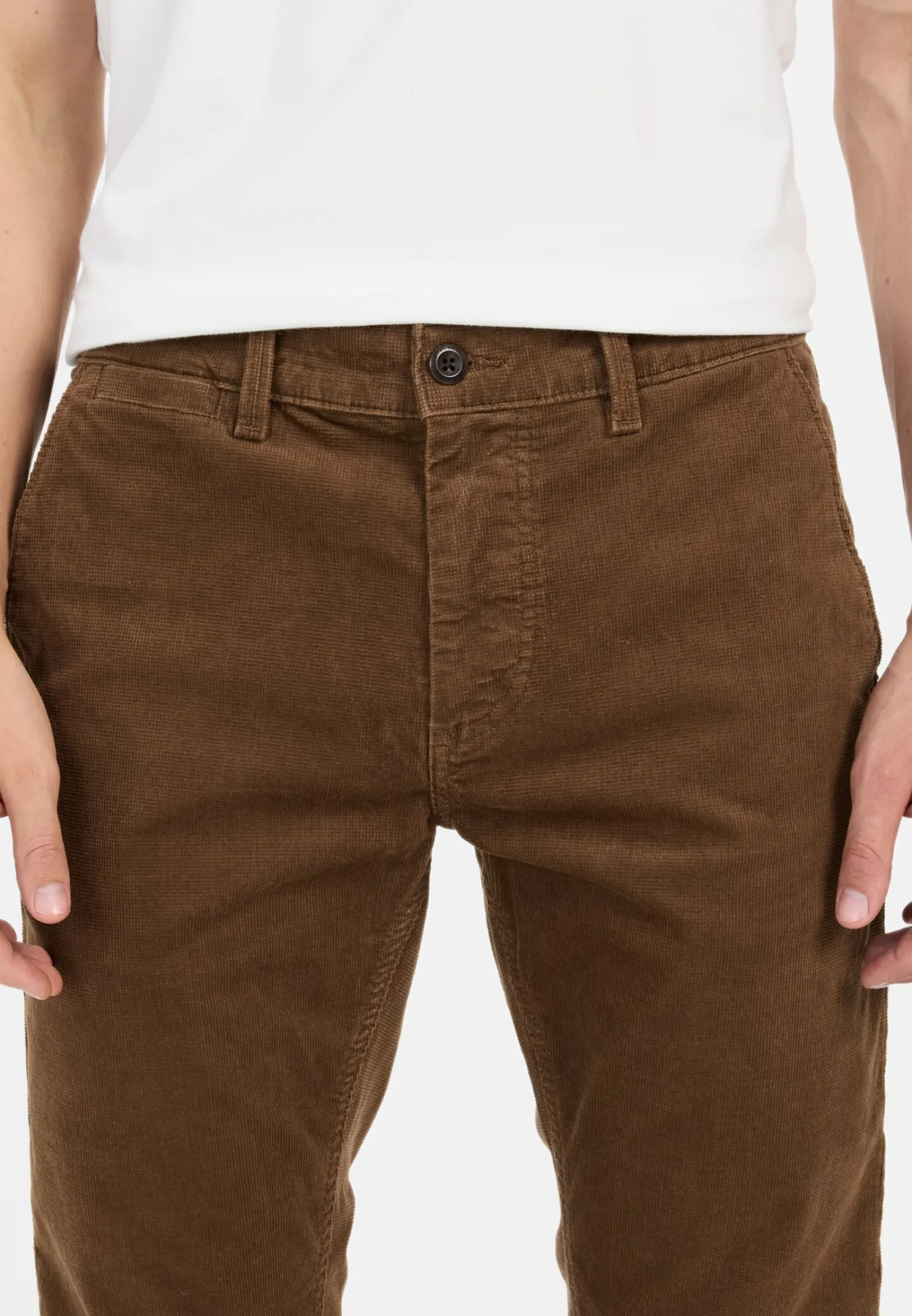 Herren Camel Active Hosen^Slim Fit Cord Chino