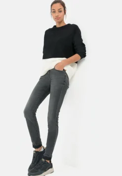 Damen Camel Active Hosen^Slim Fit Denim