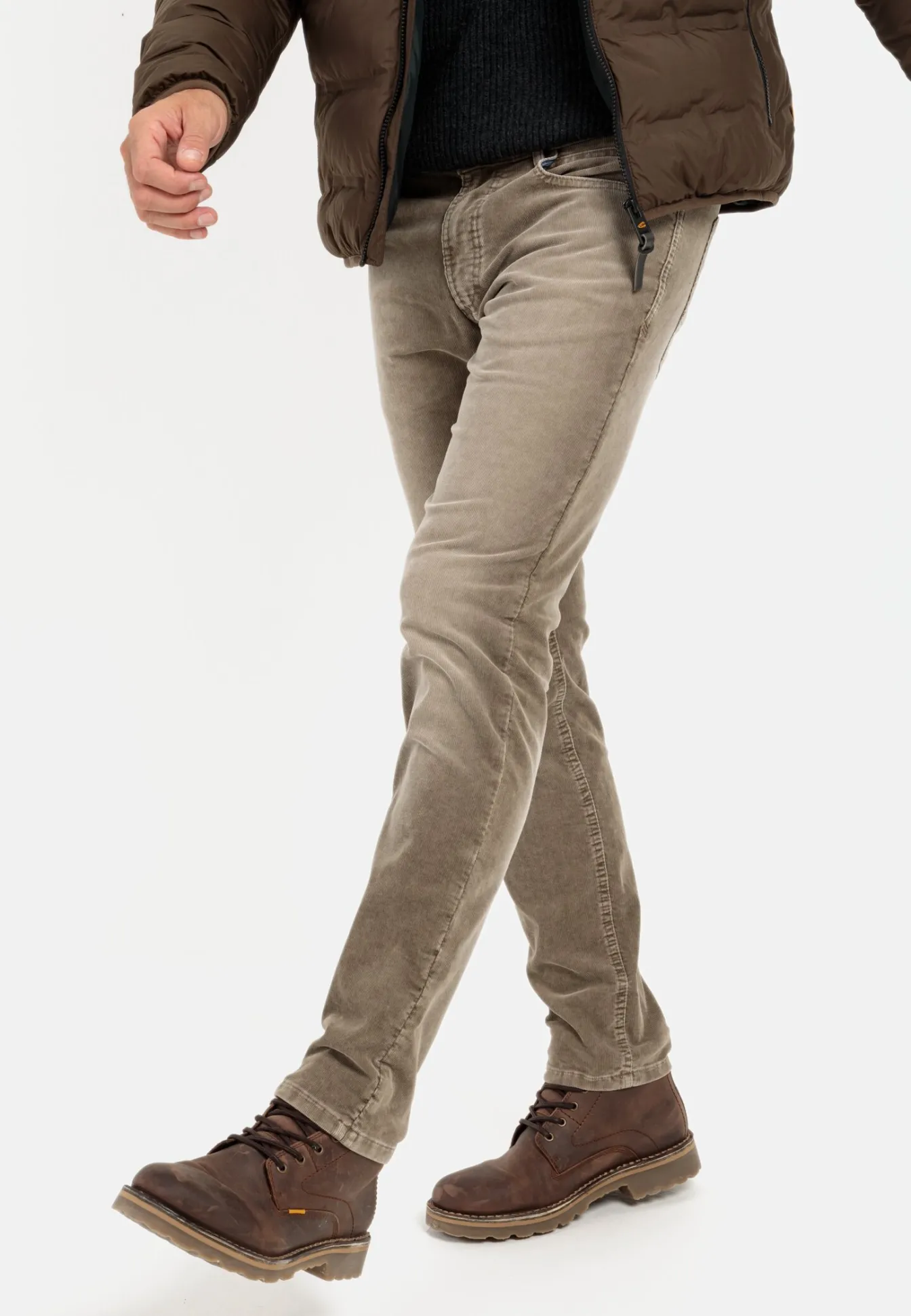Herren Camel Active Hosen^Slim Fit 5-Pocket Cordhose