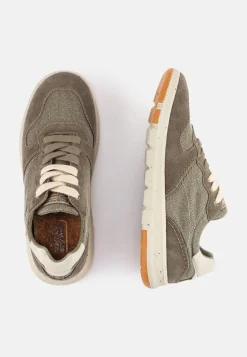 Herren Camel Active Sneaker^Sneaker aus Used Canvas und Spaltleder