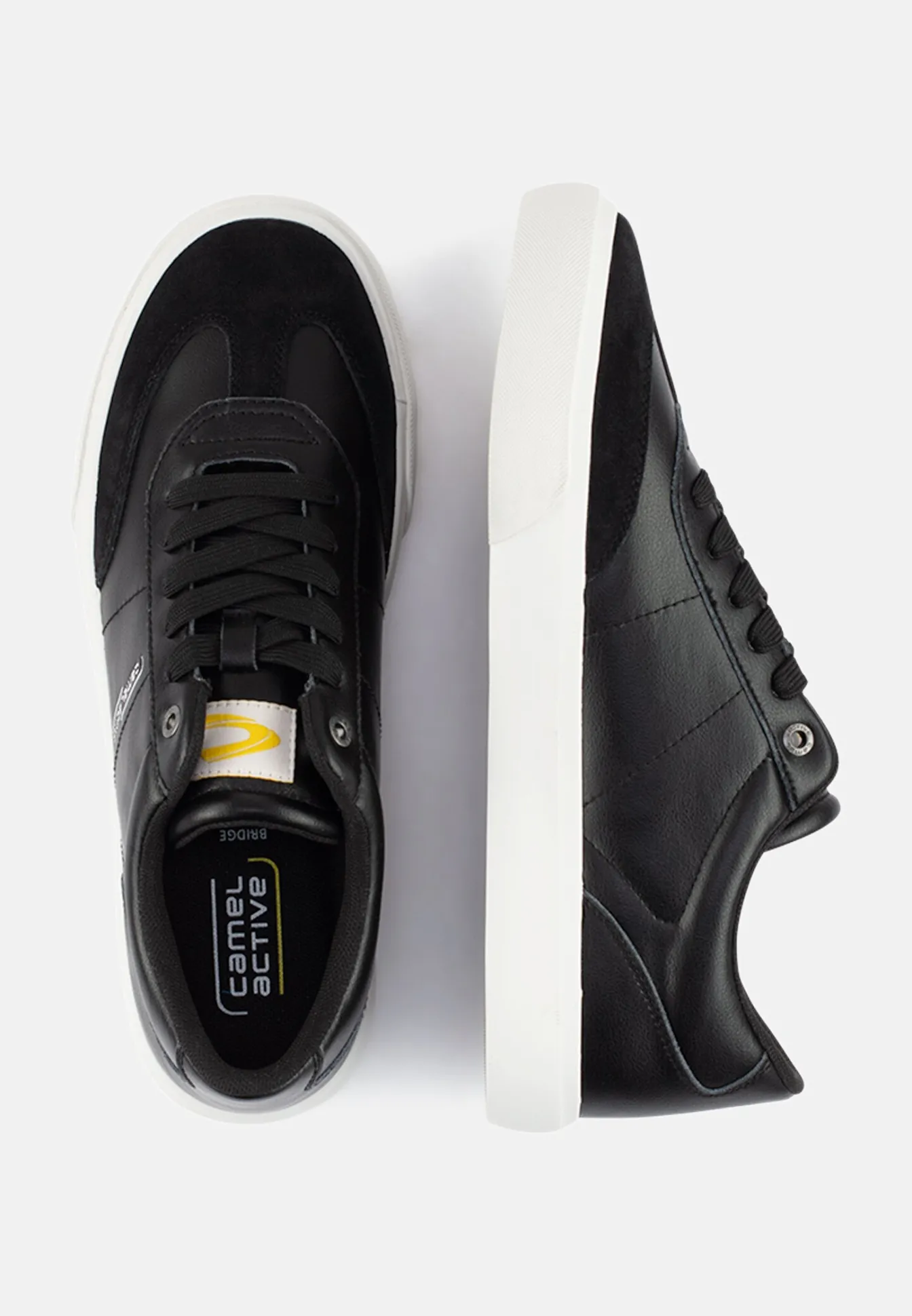 Herren Camel Active Sneaker^Sneaker mit Details aus Velourleder