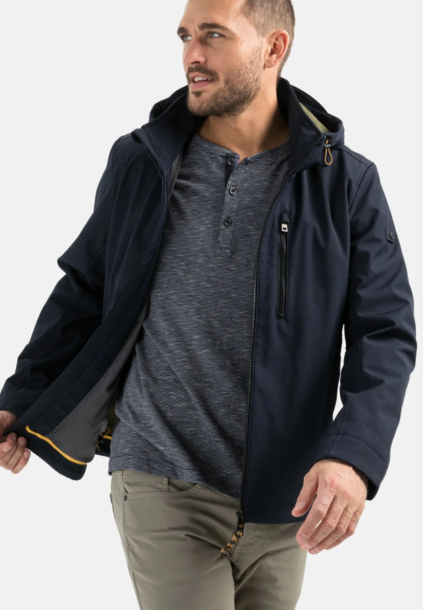 Herren Camel Active Jacken & Westen^Softshell-Jacke mit abnehmbarer Kapuze