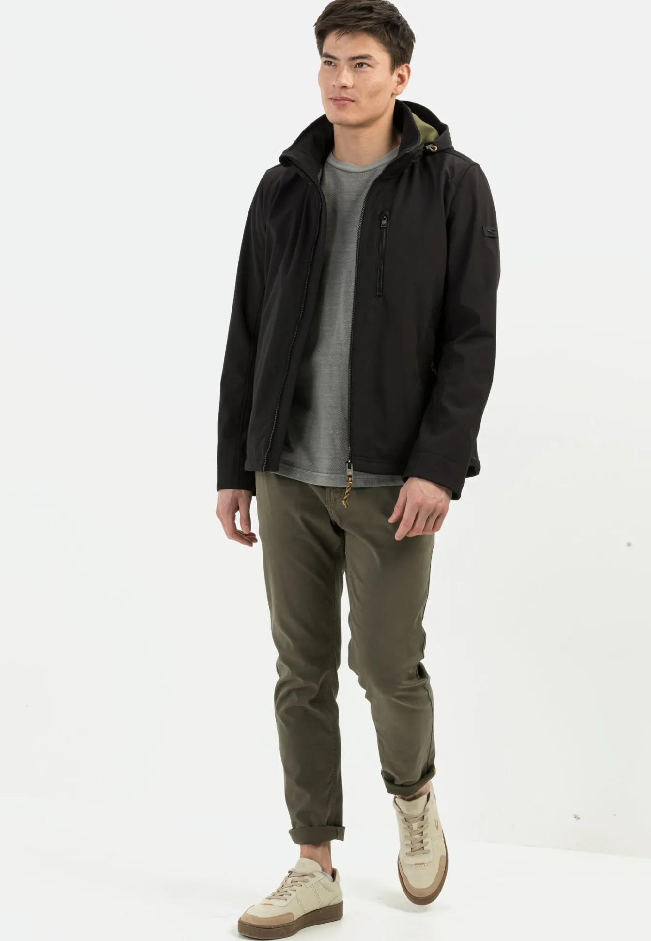 Herren Camel Active Jacken & Westen^Softshell-Jacke mit abnehmbarer Kapuze