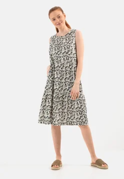 Damen Camel Active Kleider^Sommerkleid im Allover-Print
