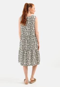 Damen Camel Active Kleider^Sommerkleid im Allover-Print