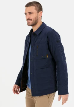 Herren Camel Active Jacken & Westen^Steppblouson mit Hemdkragen