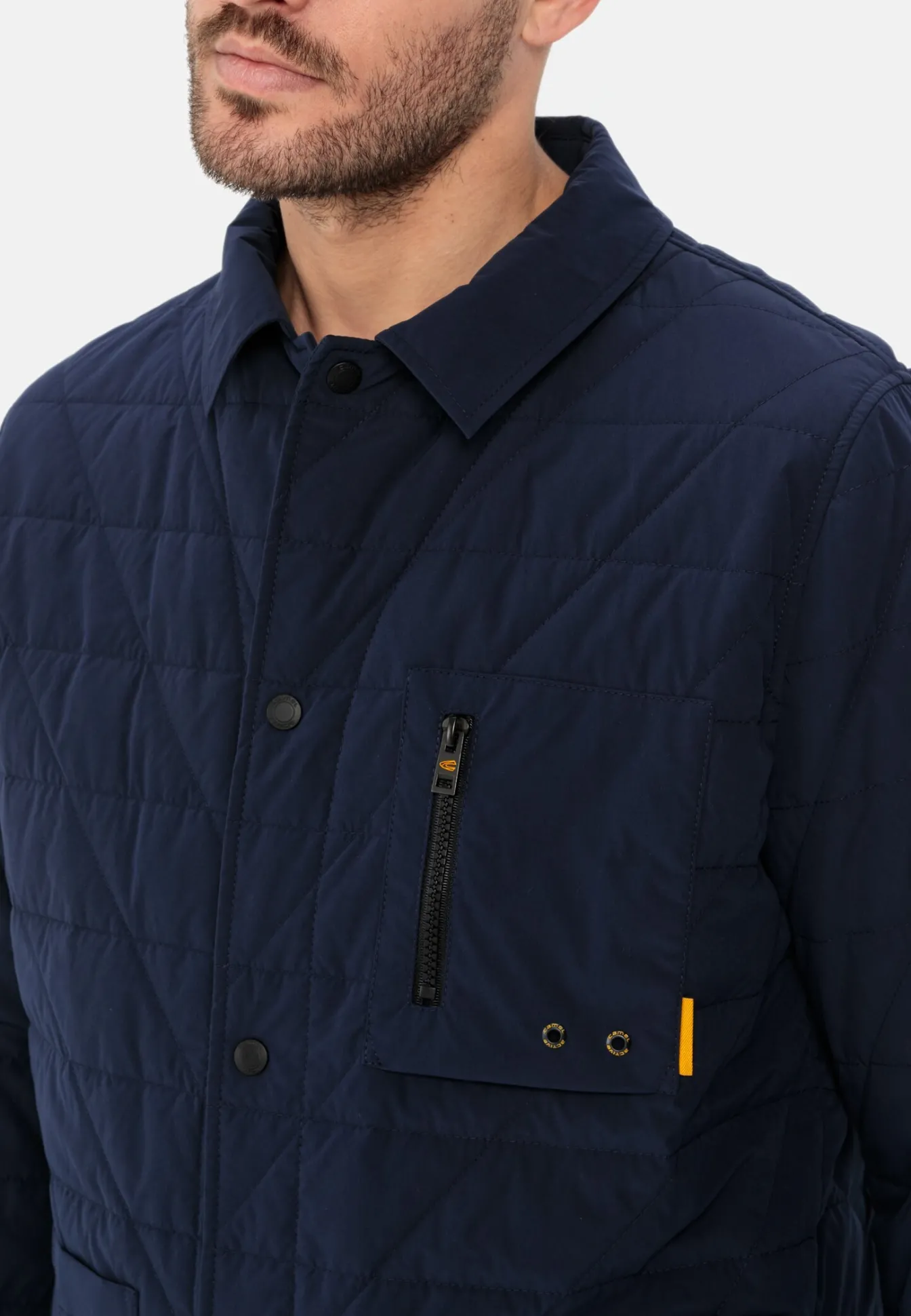 Herren Camel Active Jacken & Westen^Steppblouson mit Hemdkragen