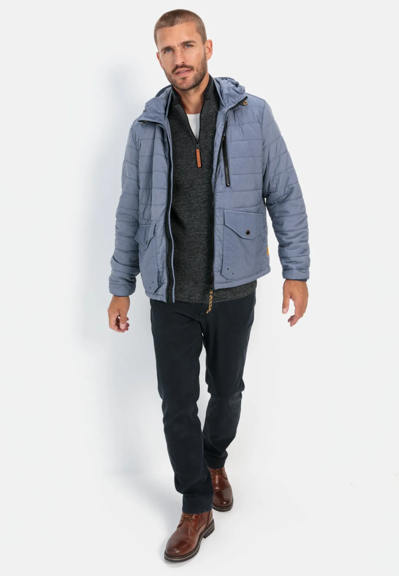 Herren Camel Active Jacken & Westen^Stepp-Blouson mit Kapuze