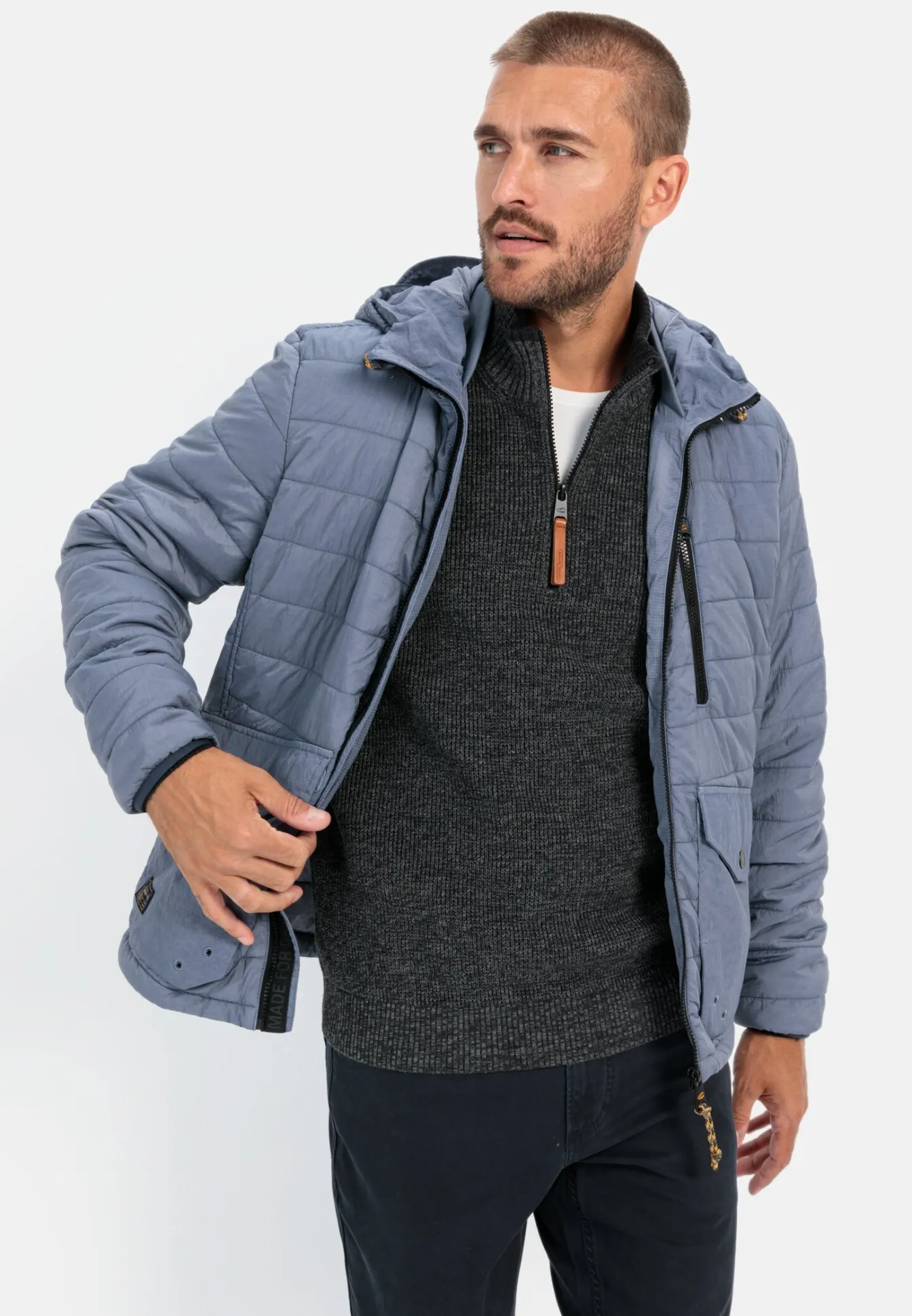 Herren Camel Active Jacken & Westen^Stepp-Blouson mit Kapuze