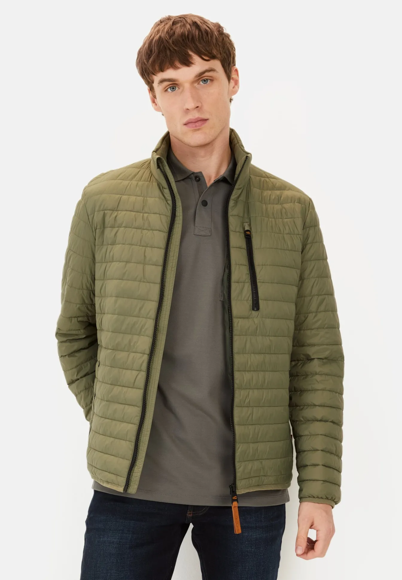 Herren Camel Active Jacken & Westen^Steppblouson mit Stehkragen