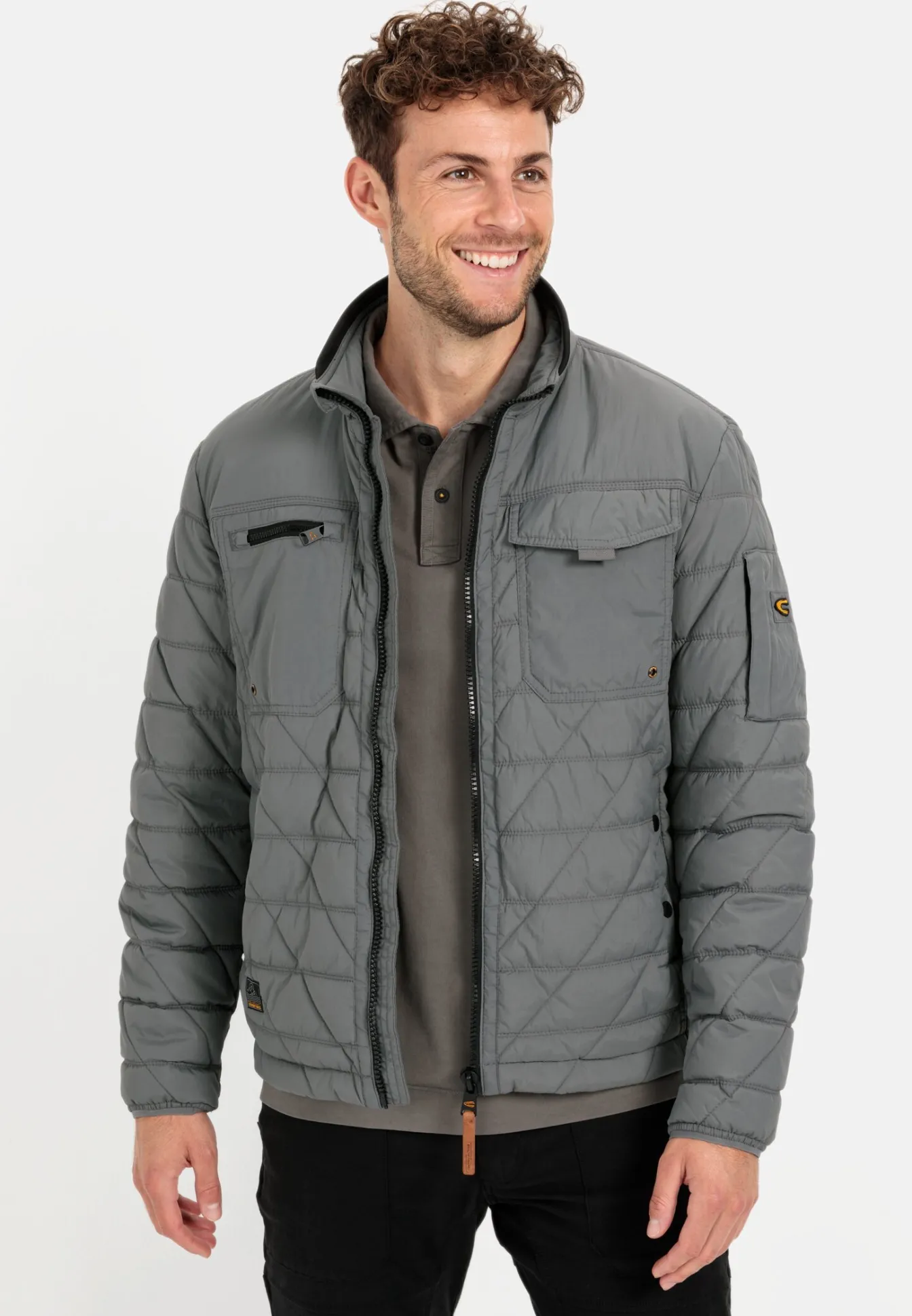 Herren Camel Active Jacken & Westen^Steppblouson mit Stehkragen