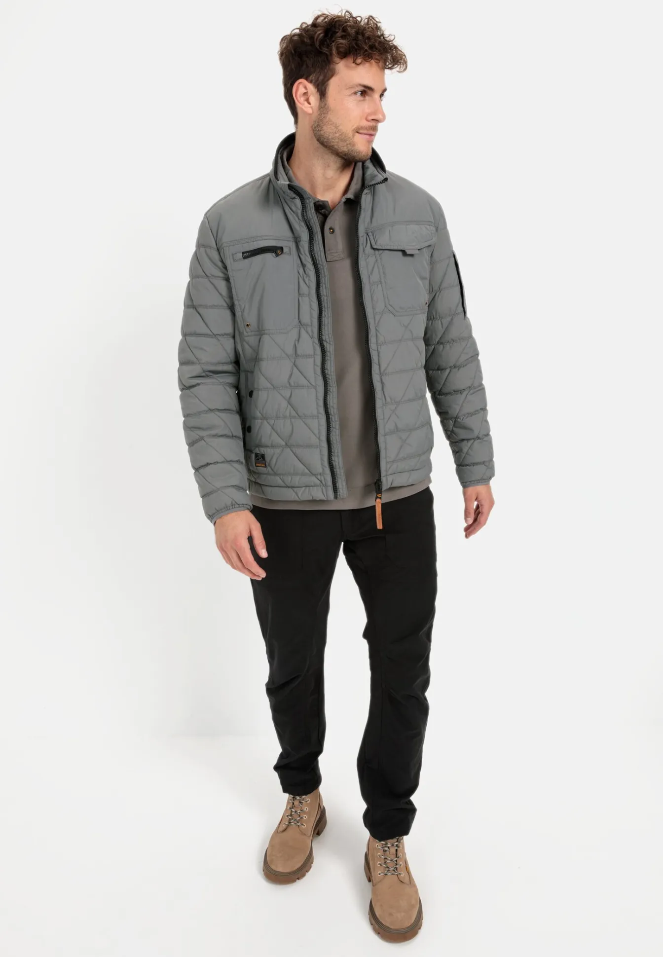Herren Camel Active Jacken & Westen^Steppblouson mit Stehkragen