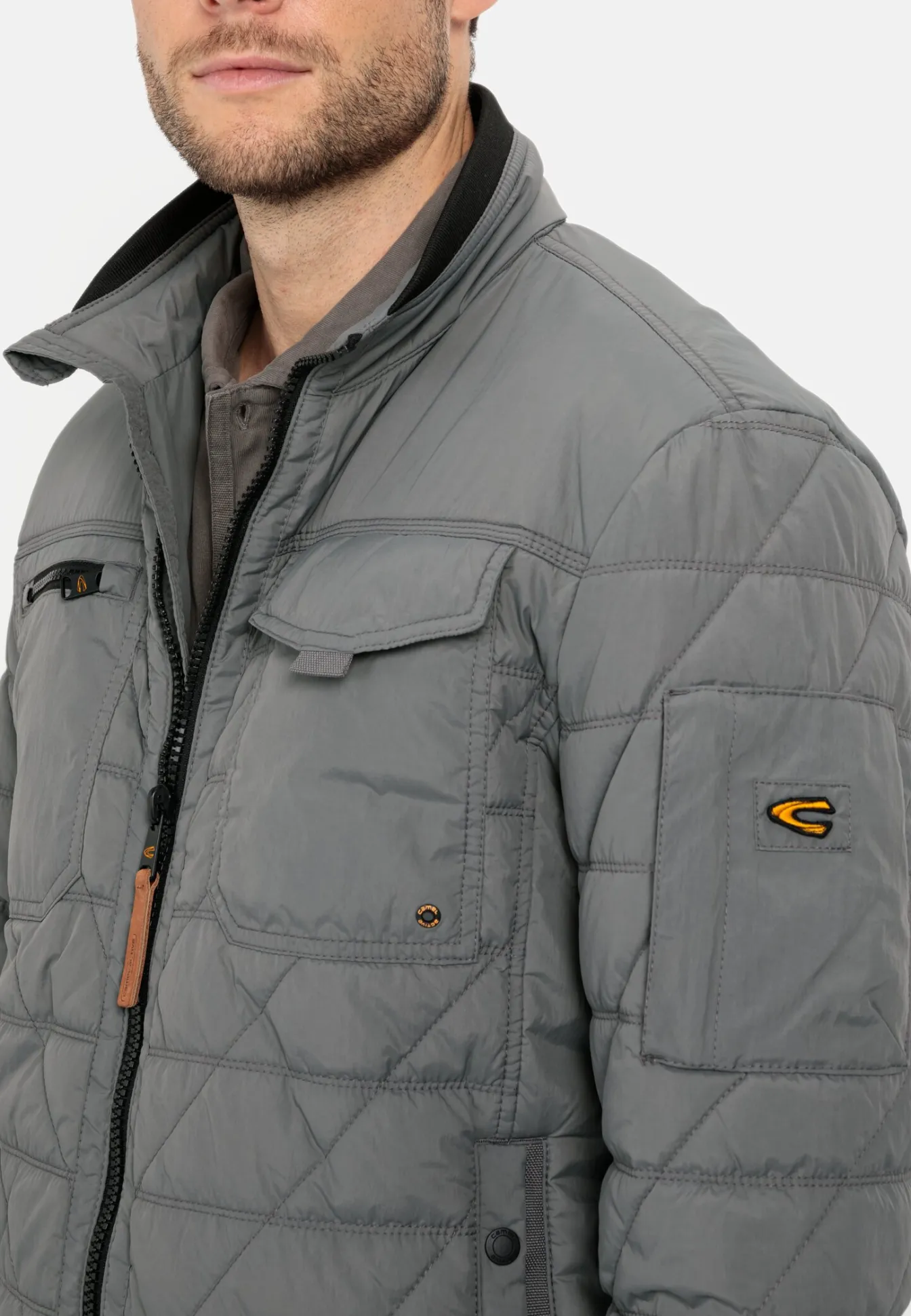 Herren Camel Active Jacken & Westen^Steppblouson mit Stehkragen