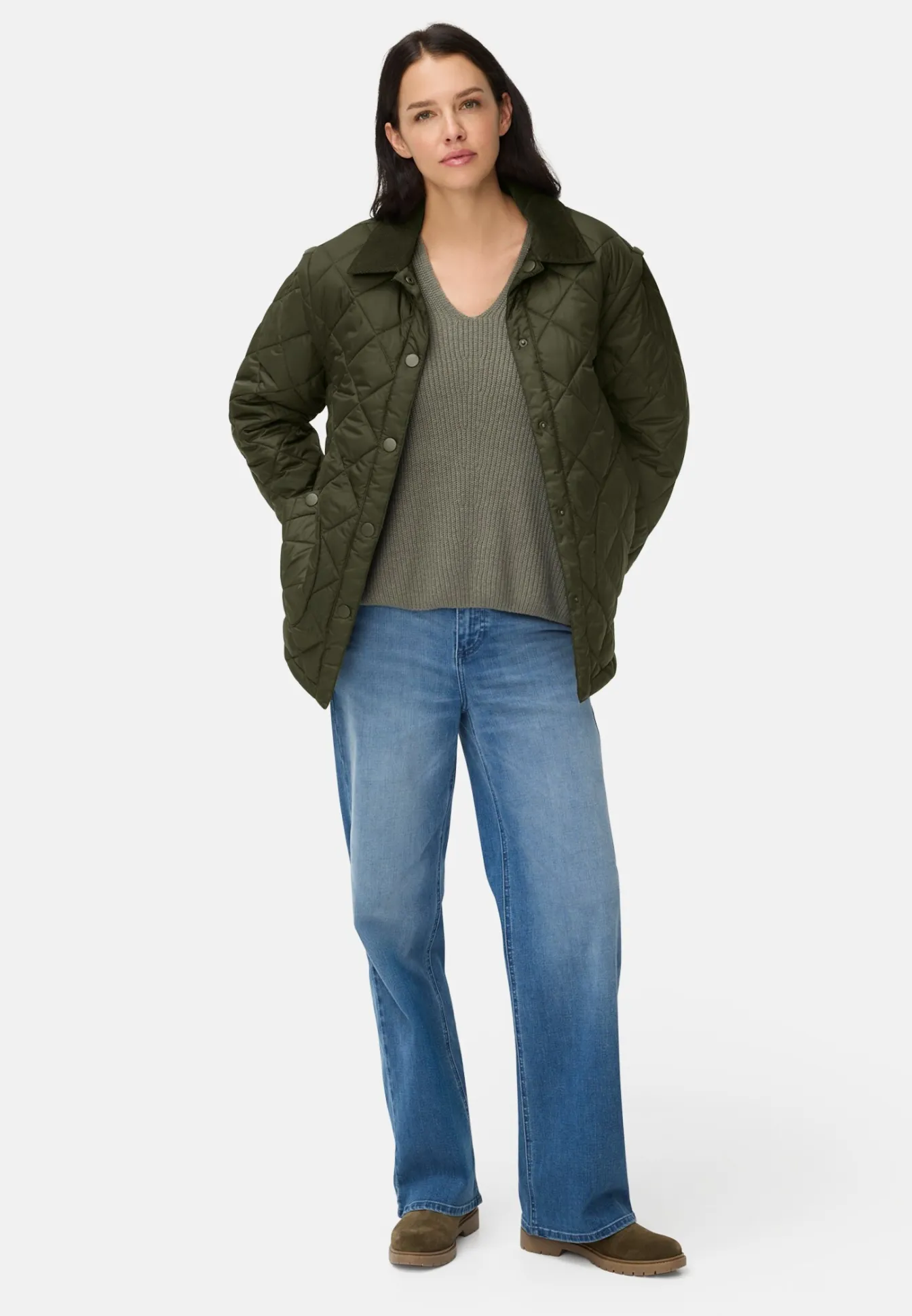 Damen Camel Active Jacken & Westen^Steppjacke mit abnehmbaren Ärmeln